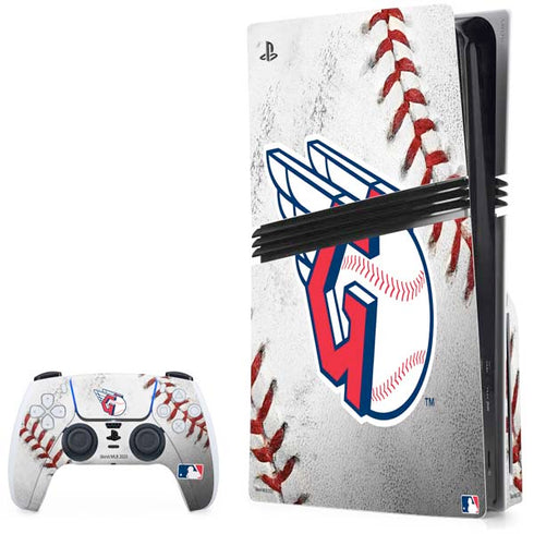 MLB Cleveland Guardians Game Ball PS5 Pro Disk Bundle  Skin